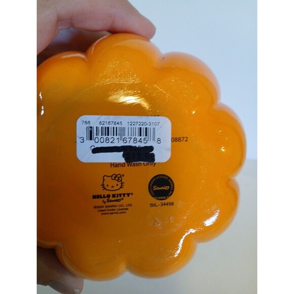 Hello Kitty Halloween Pumpkin Soap Dispenser New 9'in VERY CUTE NEW - Picture 8 of 10